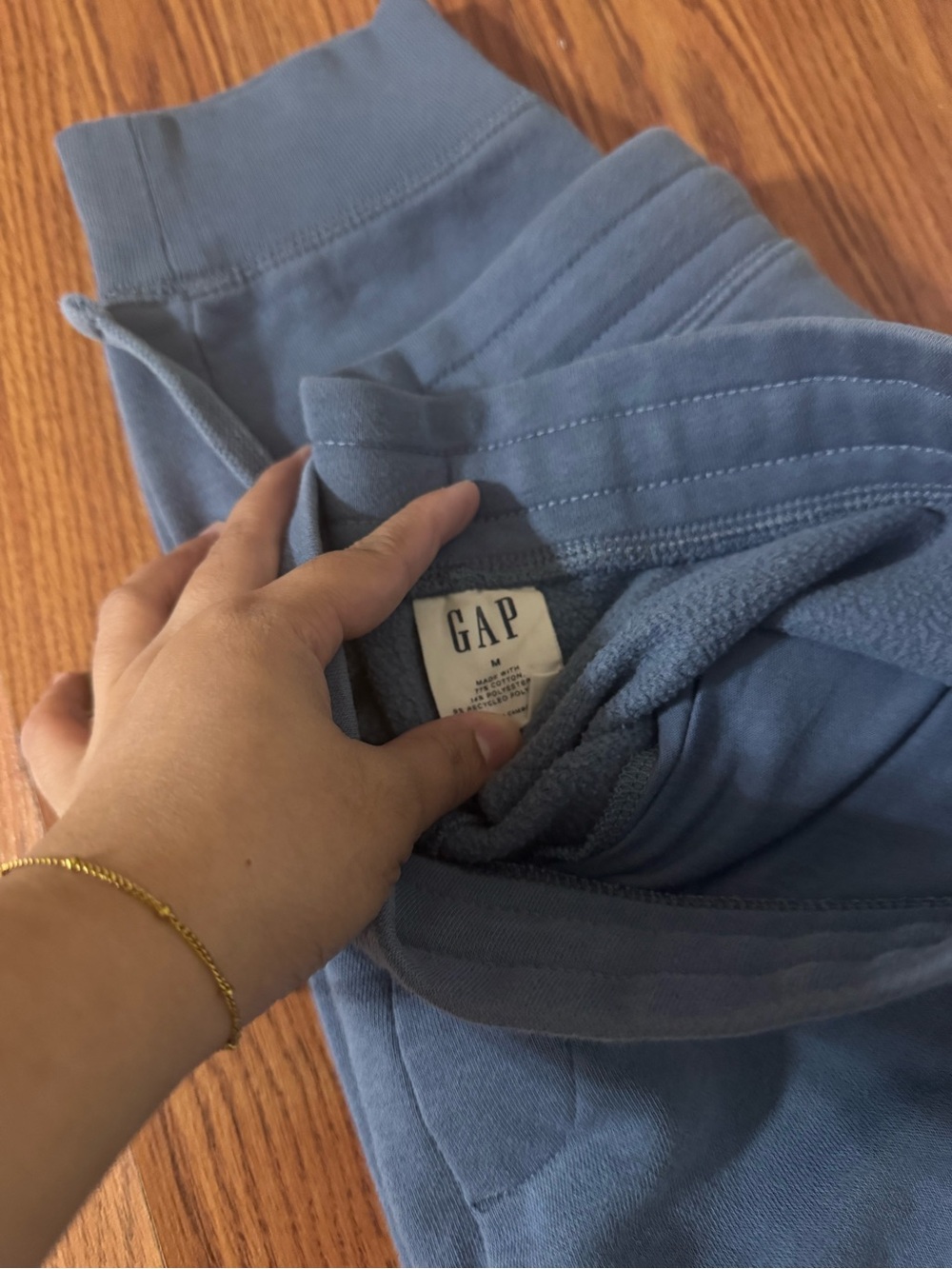 GAP Dusty Blue Logo Joggers - Picture 3 of 3